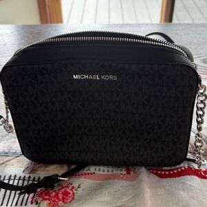 Michael Kors Signature Black Crossbody Bag